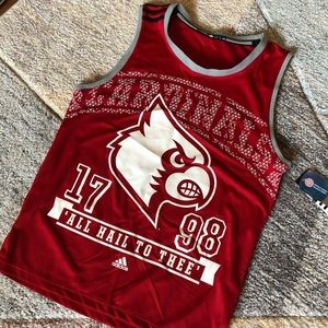 Adidas Louisville Cardinals Tank Top - NWT